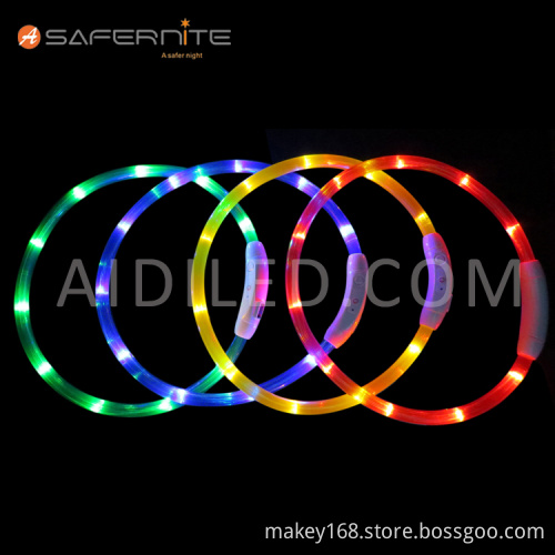 Christmas Light Up Led Collar Accessories For Dogs